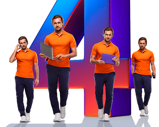 Великолепная четверка Ростелеком в&nbsp;деревня Большая Колчева (Орловская область)